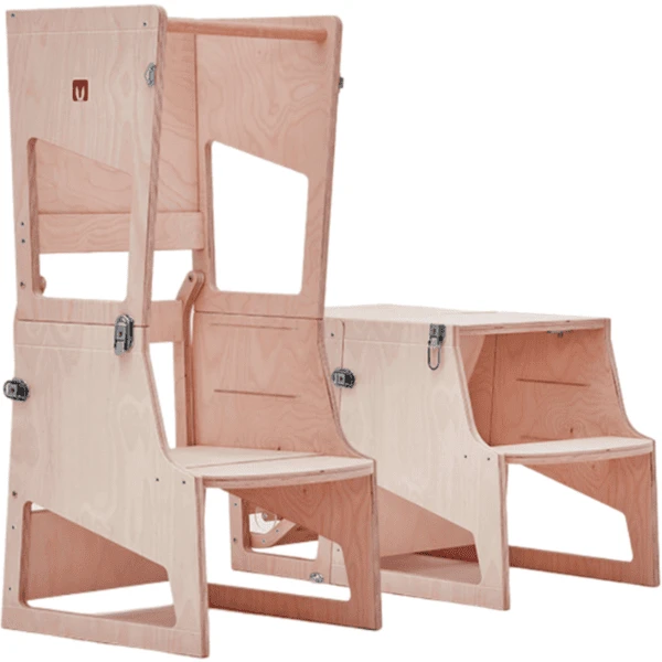 Bianconiglio Kids® Lernturm Transformer R Natur 1 Bianconiglio Kids® Lernturm Transformer R Natur