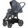 Hartan Kinderwagen Racer GTS Mit Handbremse Powder Blue (201) Gestellfarbe Schwarz