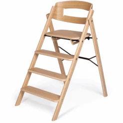 KAOS Hochstuhl Klapp Faltbar Eiche Natur