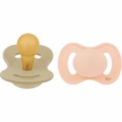 Lullaby Planet Schnuller Rund Aus Latex Gr. 1 In Lake Green & Alabaster, 2er Pack