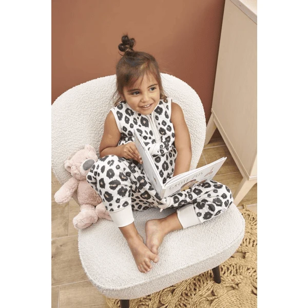 MEYCO Winterschlafsack Jumper Leopard Sand Melange 7 MEYCO Winterschlafsack Jumper Leopard Sand Melange – Bild 7
