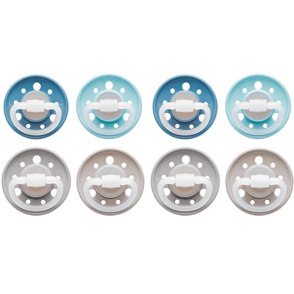 Nip® Schnuller Cherry Rundsauger Boy Gr. 1 Ab Der Geburt Blau/grau/türkis/braun 8 Stück 1 Nip® Schnuller Cherry Rundsauger Boy Gr. 1 Ab Der Geburt Blau/grau/türkis/braun 8 Stück