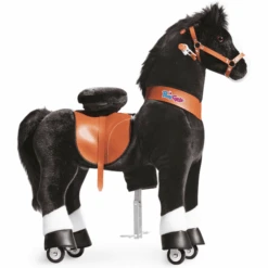 PonyCycle® Black With White Hoof Horse