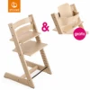 STOKKE® Tripp Trapp® Hochstuhl Oak Natur + Gratis Baby Set Natur